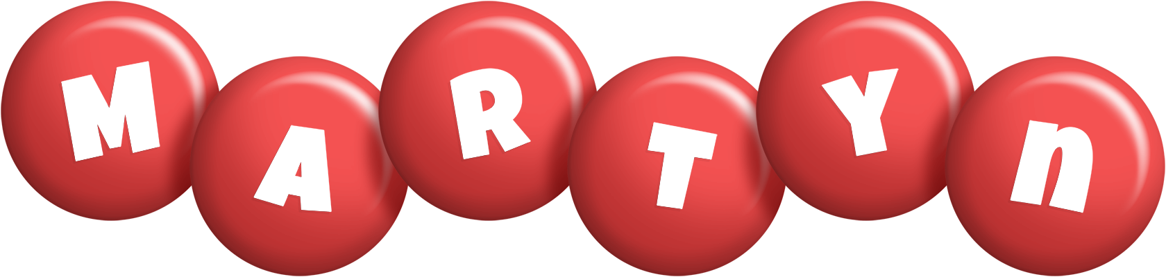 Martyn candy-red logo