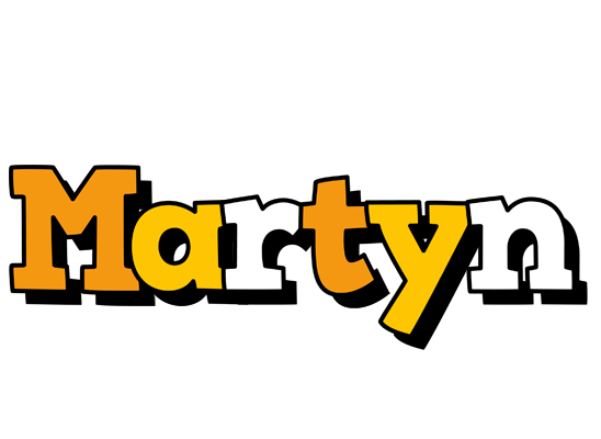 Martyn cartoon logo