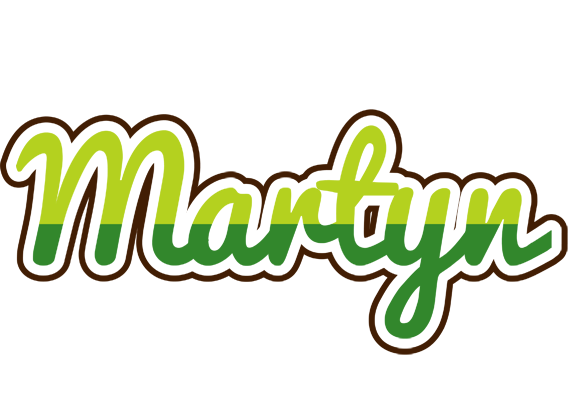 Martyn golfing logo