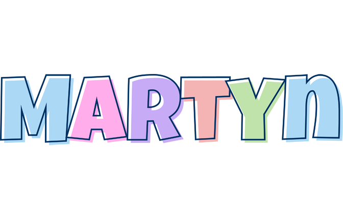 Martyn pastel logo