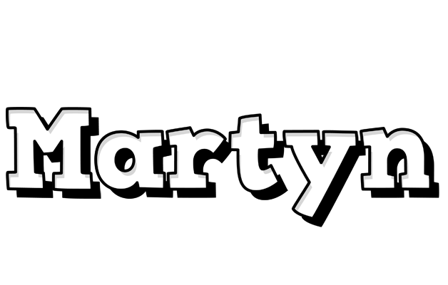 Martyn snowing logo