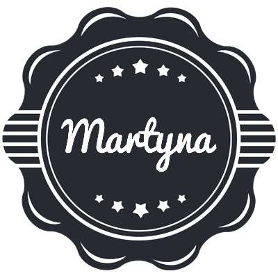 Martyna badge logo