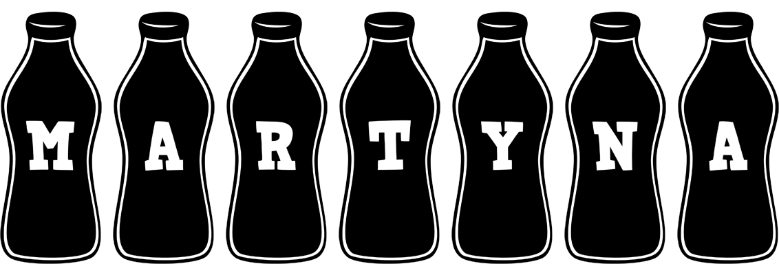 Martyna bottle logo