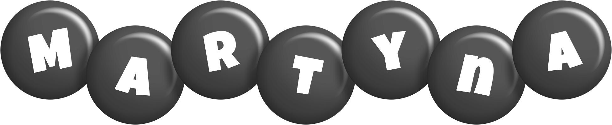 Martyna candy-black logo