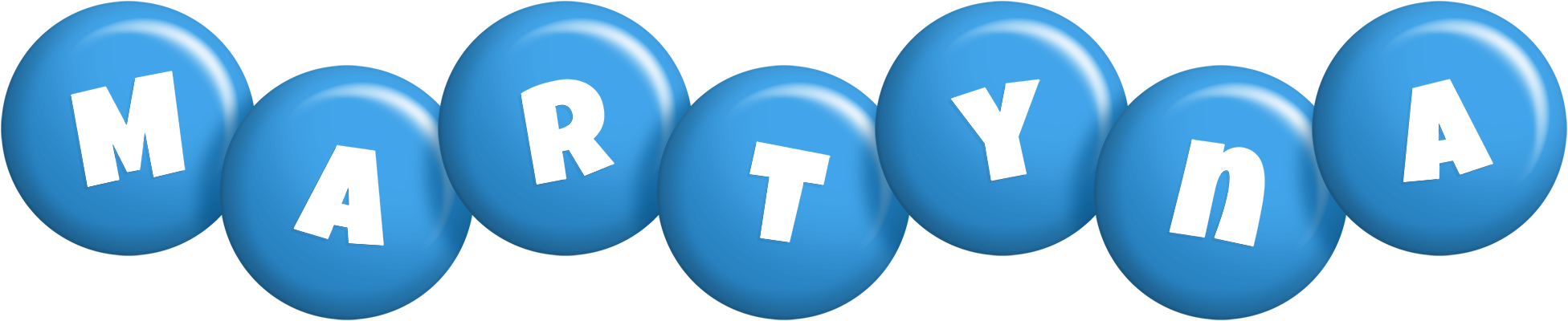 Martyna candy-blue logo