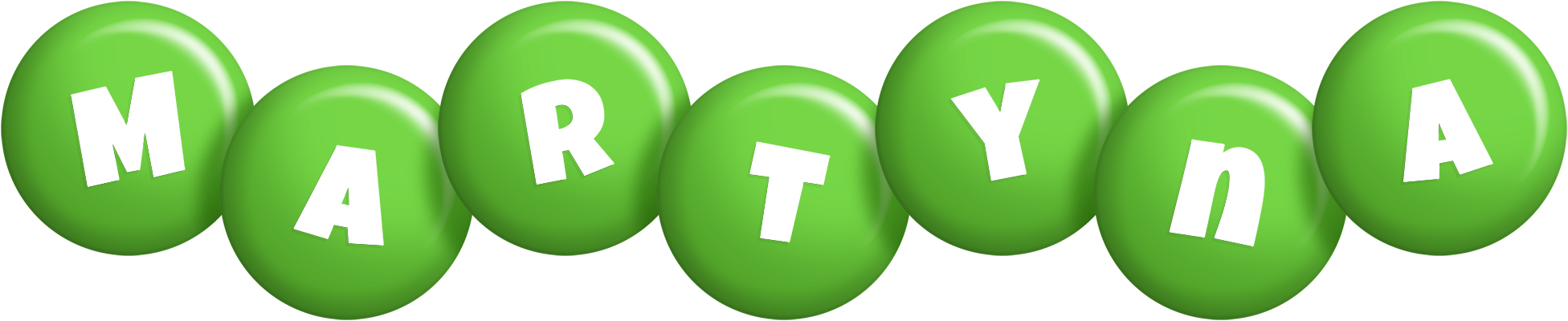 Martyna candy-green logo