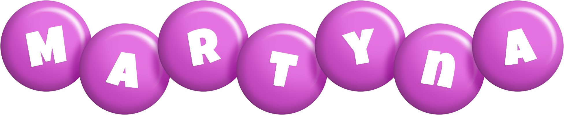 Martyna candy-purple logo