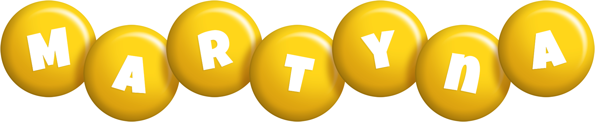 Martyna candy-yellow logo