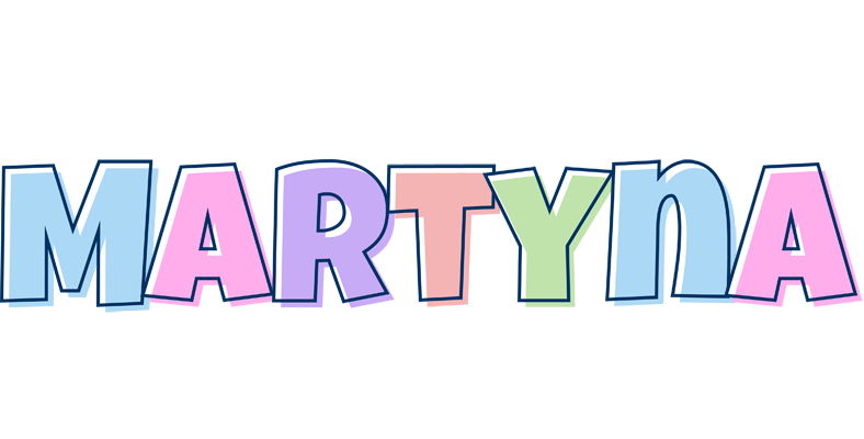 Martyna pastel logo