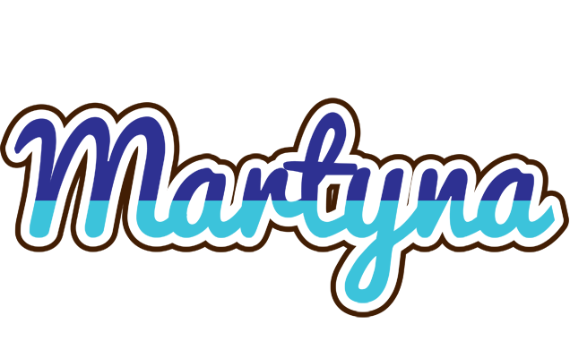 Martyna raining logo