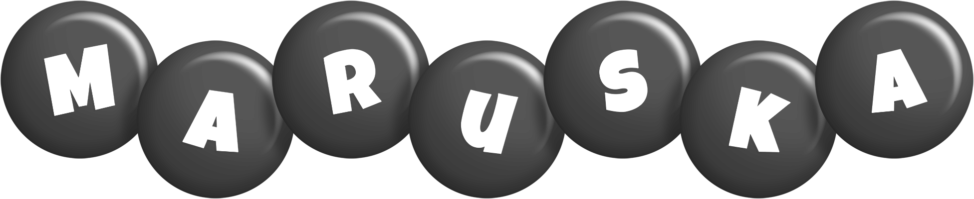 Maruska candy-black logo