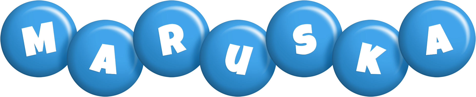 Maruska candy-blue logo