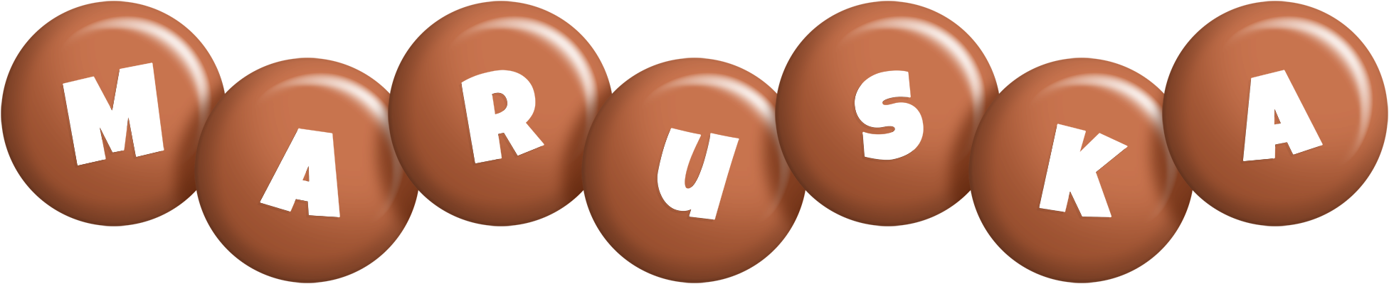 Maruska candy-brown logo