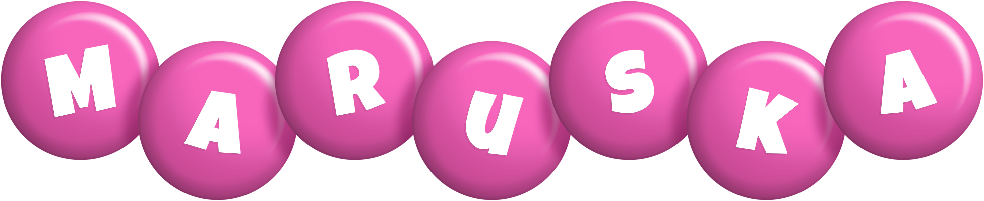 Maruska candy-pink logo