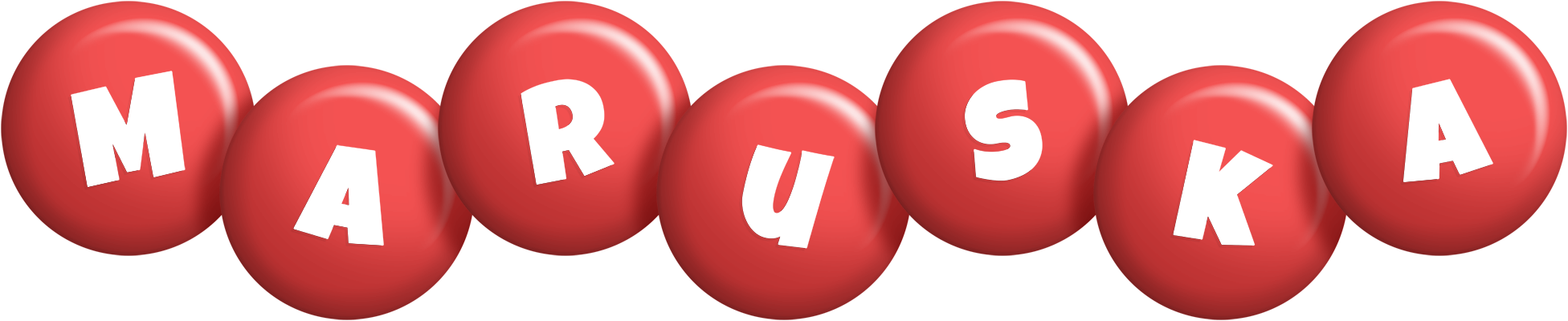Maruska candy-red logo