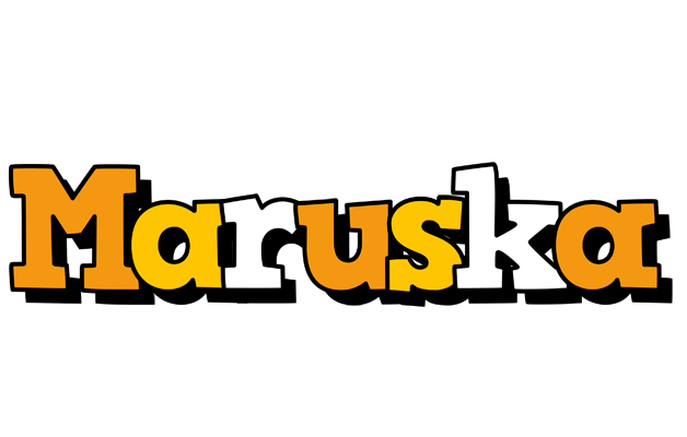 Maruska cartoon logo