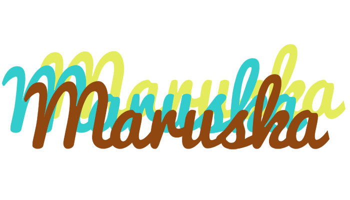 Maruska cupcake logo