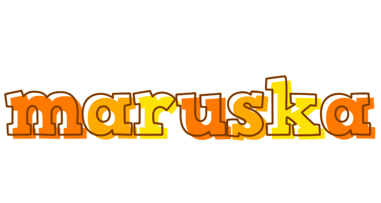 Maruska desert logo
