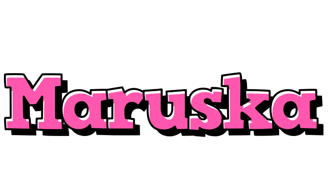 Maruska girlish logo