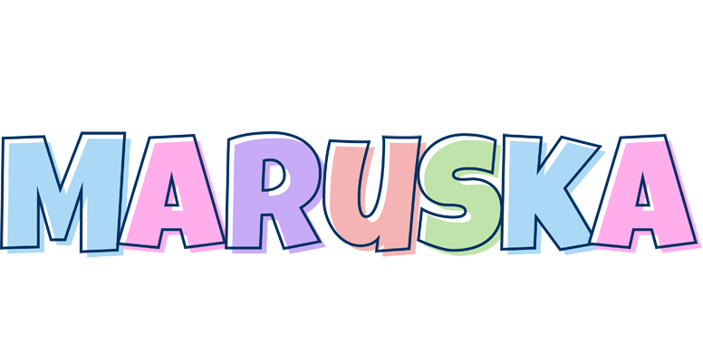 Maruska pastel logo