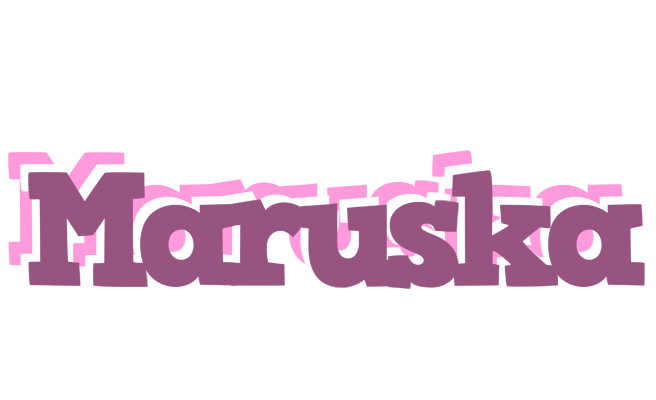 Maruska relaxing logo
