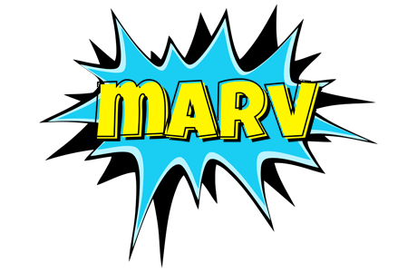 Marv amazing logo