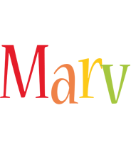 Marv birthday logo