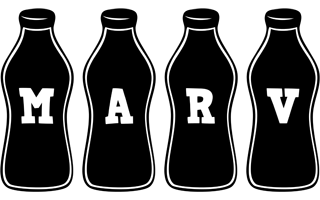 Marv bottle logo