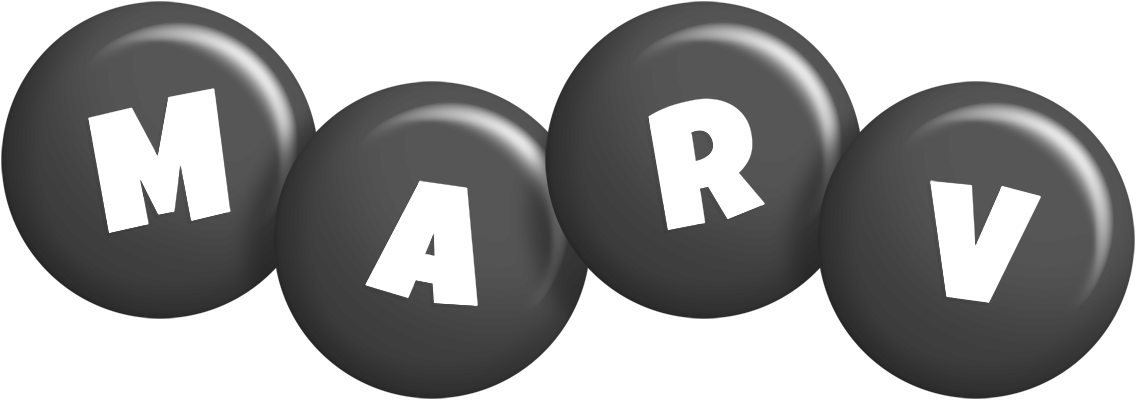 Marv candy-black logo