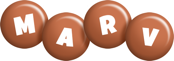 Marv candy-brown logo