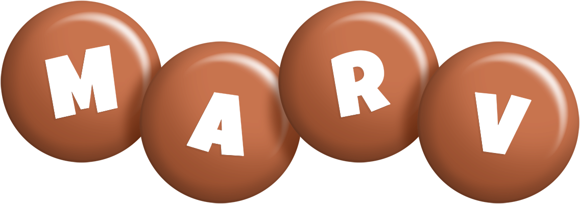 Marv candy-brown logo