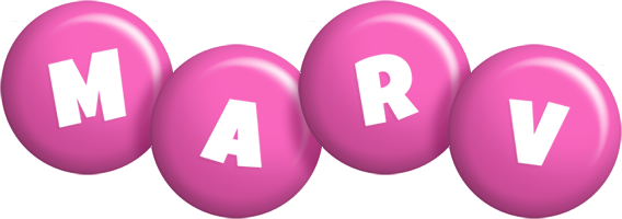 Marv candy-pink logo