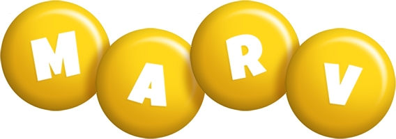 Marv candy-yellow logo