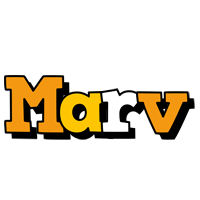 Marv cartoon logo