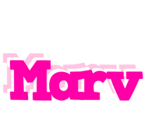 Marv dancing logo