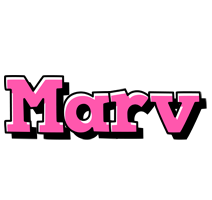 Marv girlish logo