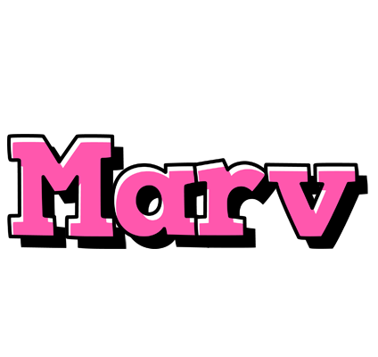 Marv girlish logo