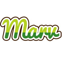 Marv golfing logo