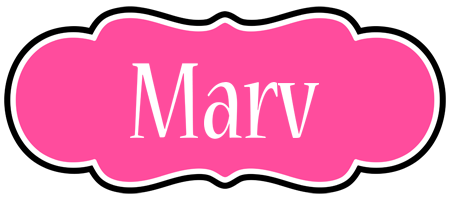 Marv invitation logo