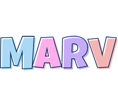 Marv pastel logo