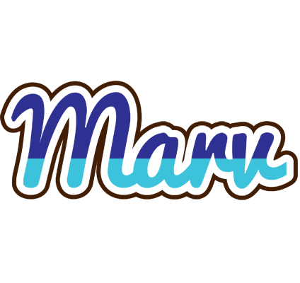 Marv raining logo