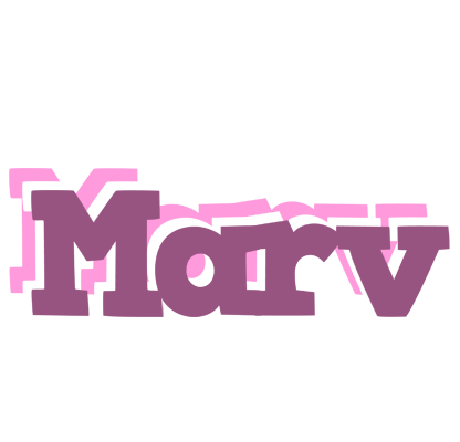 Marv relaxing logo