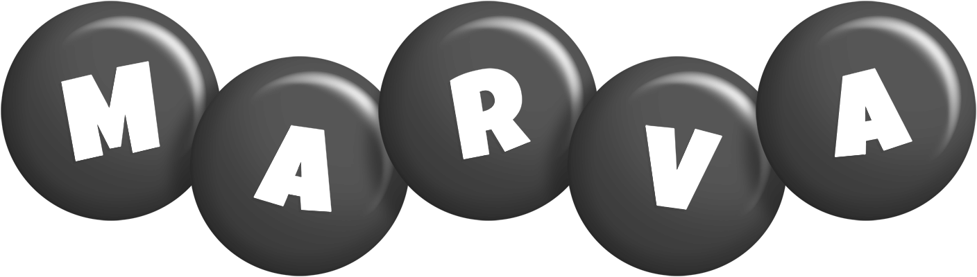 Marva candy-black logo