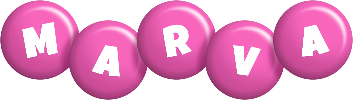 Marva candy-pink logo