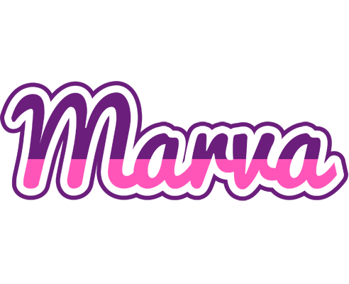 Marva cheerful logo