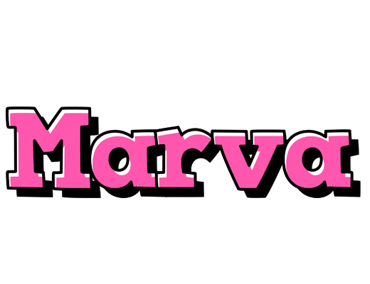 Marva girlish logo