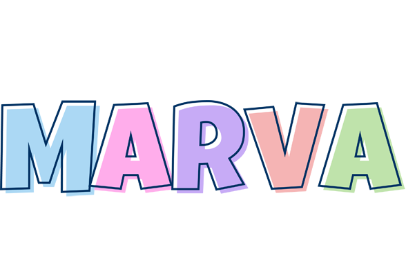 Marva pastel logo
