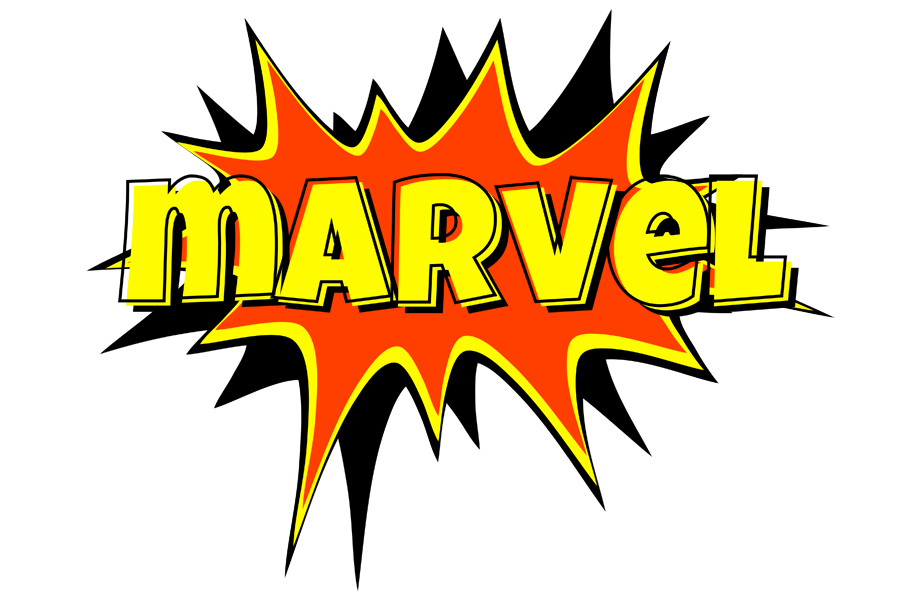 Marvel bazinga logo