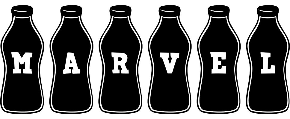 Marvel bottle logo