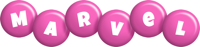 Marvel candy-pink logo